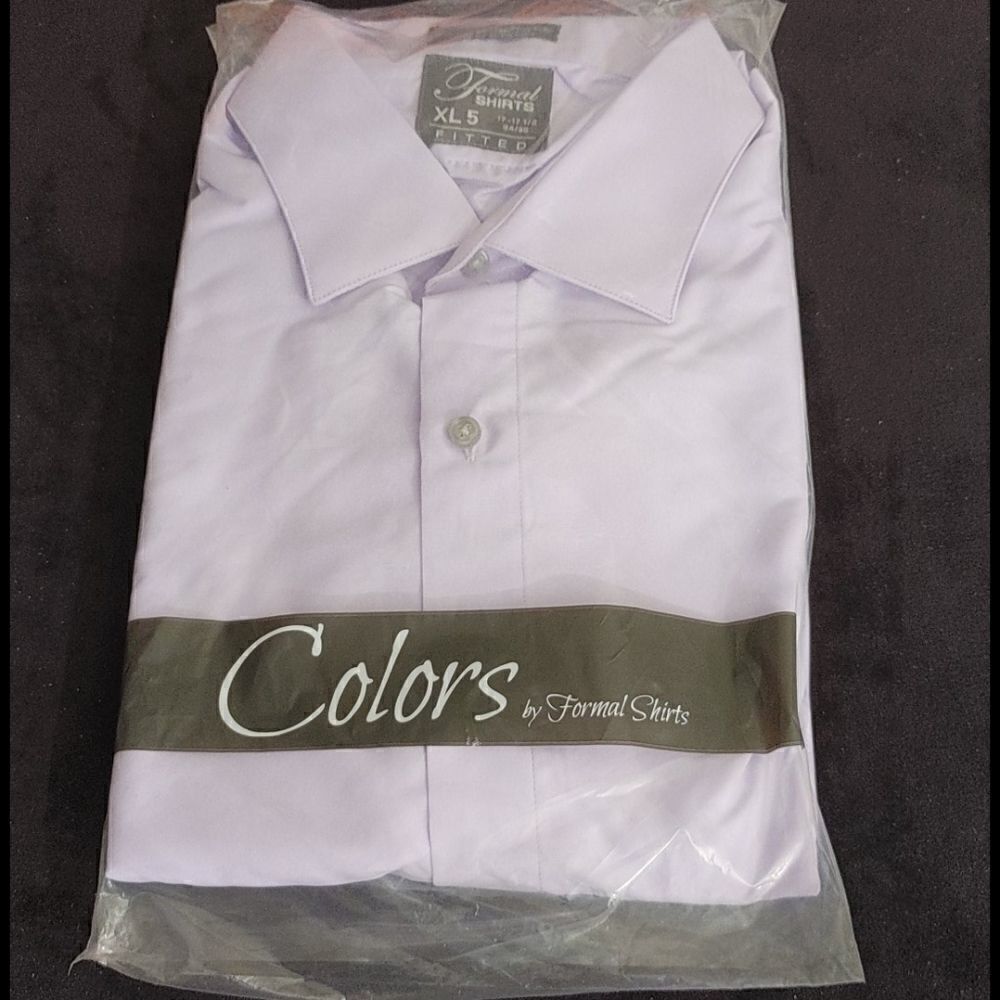 MEN'S SLIM FIT MICROFIBER SHIRT BY FORMAL SHIRTS - Picture 4 of 4